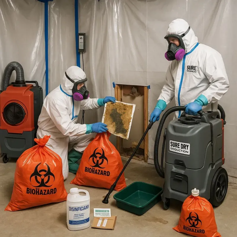 Contaminated Water Handling Protocols process in Clover, SC