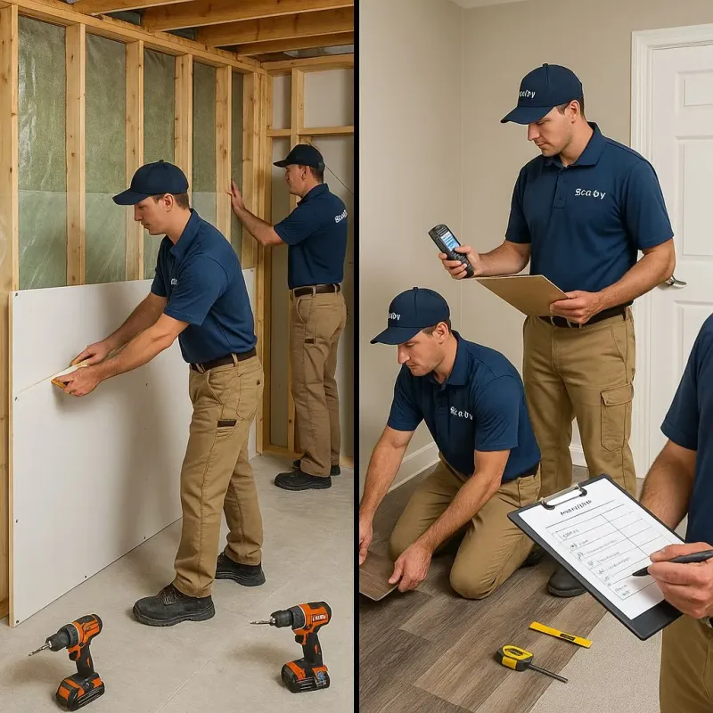 Repairs and Reconstruction process in Clover, SC